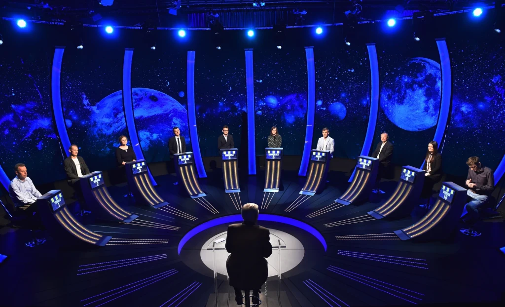 Studio teleturnieju "Jeden z dziesięciu" Studio teleturnieju "Jeden z dziesięciu"