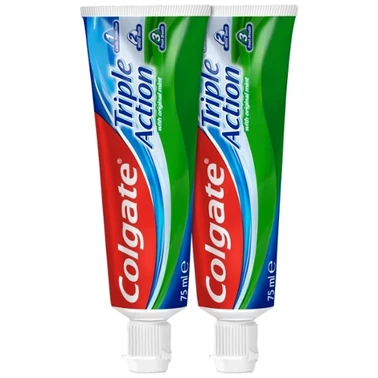 Colgate Triple Action Original Mint Pasta do zębów 2x75 ml - 2