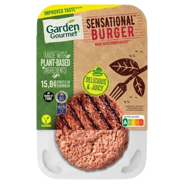 Garden Gourmet Sensational Burger Wegański produkt na bazie białka sojowego 226 g - 4