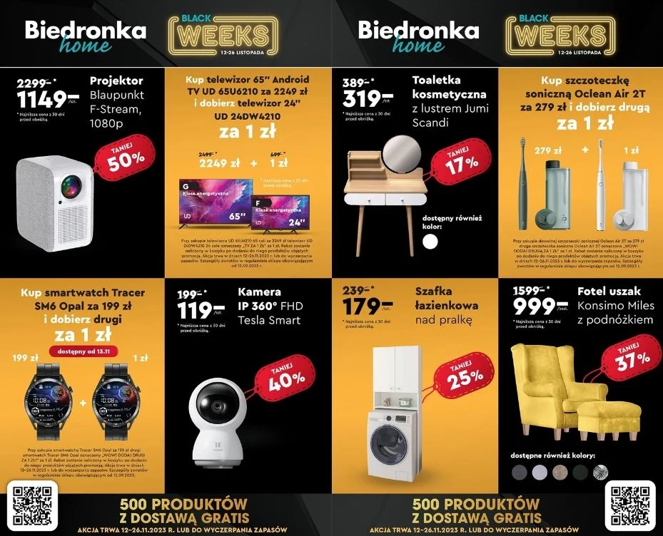 Black Weeks w Biedronka Home!
