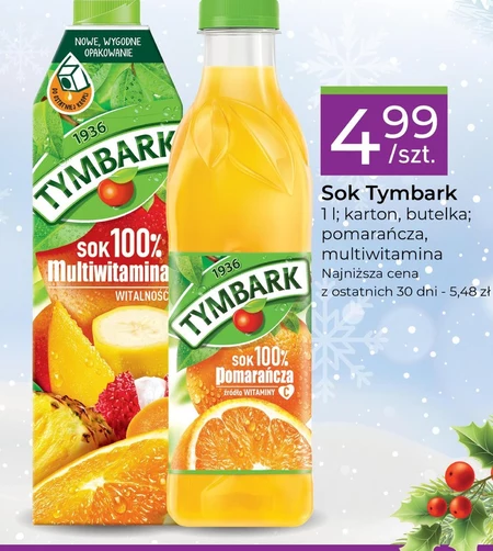 Tymbark Sok 100 % multiwitamina 1 l