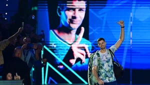 Hubert Hurkacz przed meczem z Novakiem Djokoviciem w Turynie