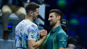 Hubert Hurkacz i Novak Djoković