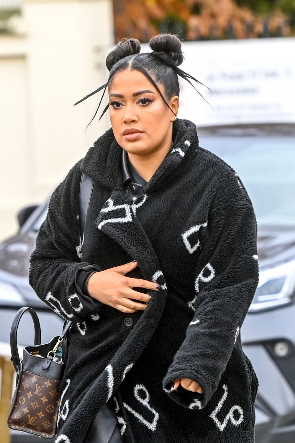 Patricia Kazadi na pogrzebie Jaślara