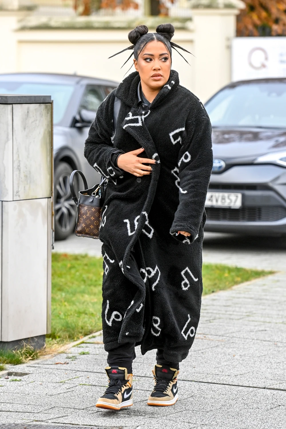 Patricia Kazadi na pogrzebie Jaślara