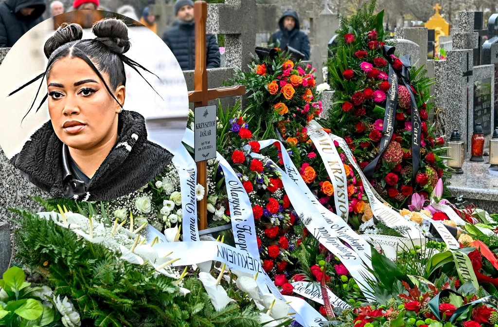 Patricia Kazadi na pogrzebie