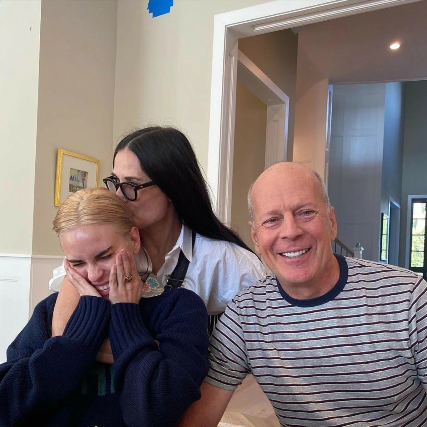 Bruce Willis, Demi Moor i Tallulah Willis, 2020 rok