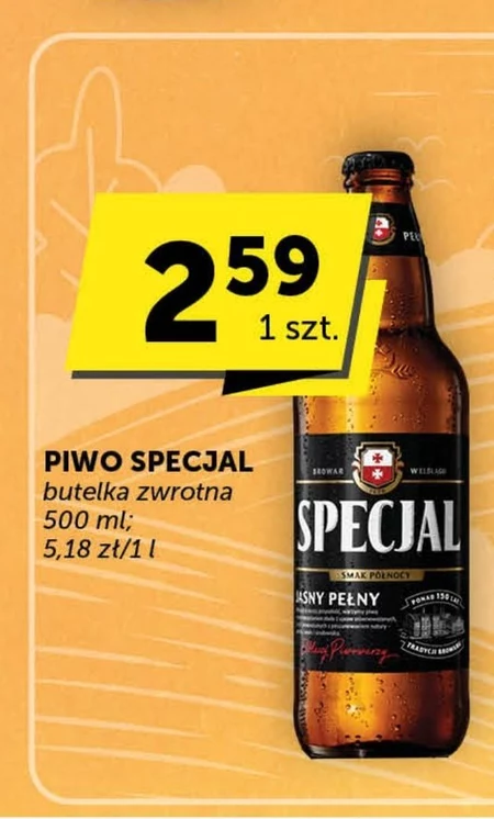 Specjal Jasny Pełny Piwo jasne 500 ml