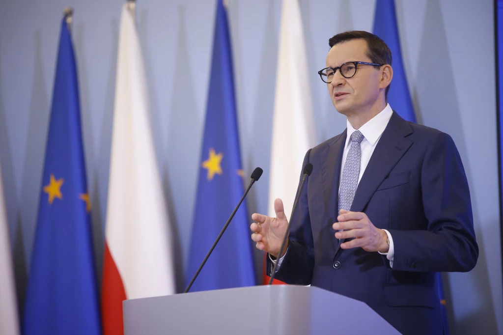 Mateusz Morawiecki wystąpił na konferencji prasowej na GPW