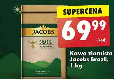 Jacobs Origins Brazil Bright & Rounded Kawa ziarnista palona 1000 g