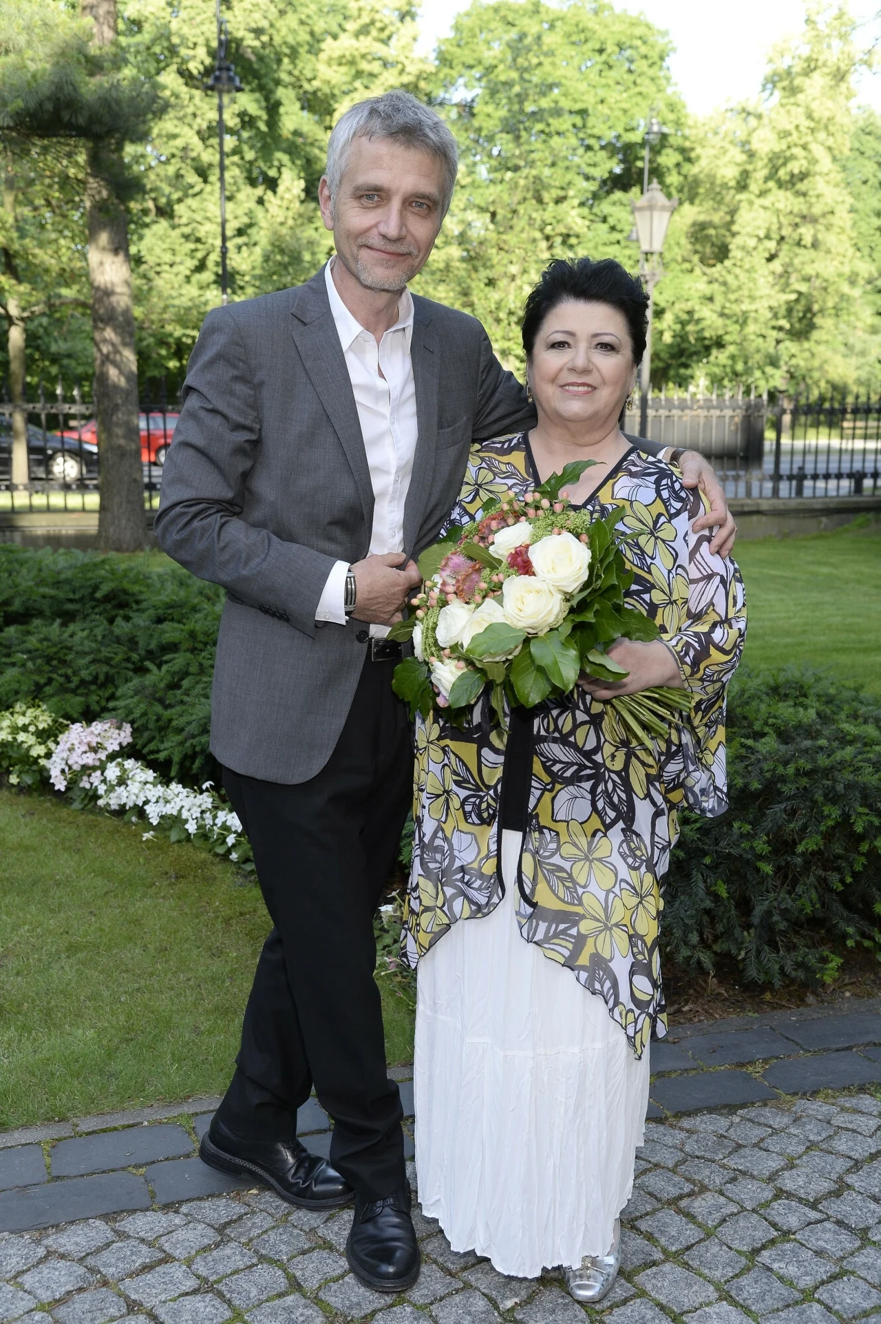 Ewa Bem z mężem Ryszardem Sibilskim Ewa Bem z mężem Ryszardem Sibilskim