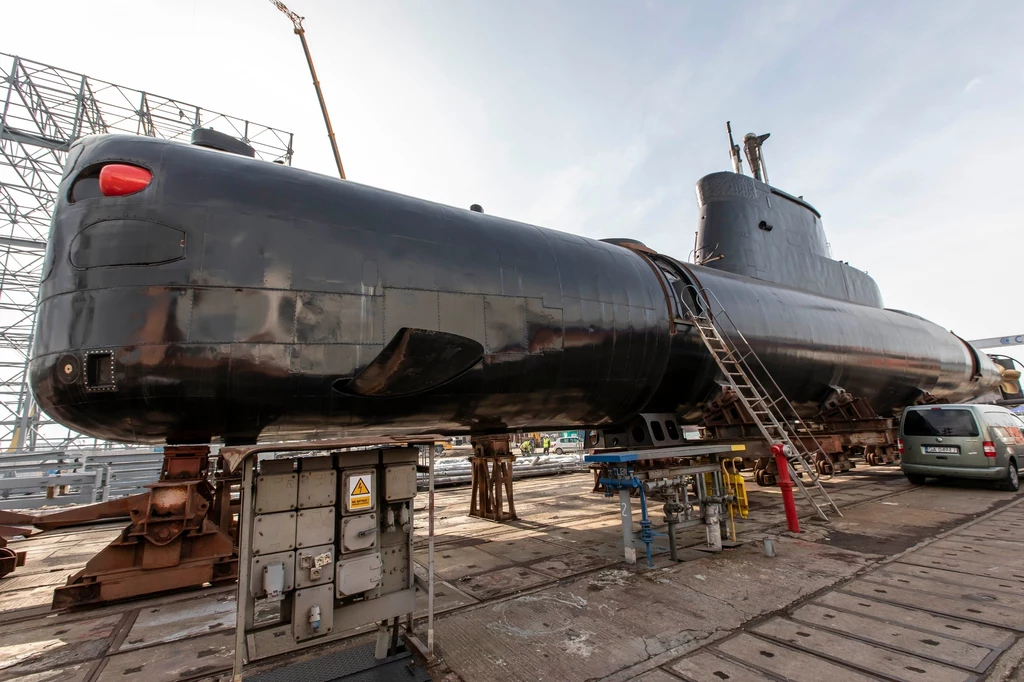 ORP "Sokół szykowany do transportu w Stoczni Wojennej / fot Muzeum Marynarki Wojennej