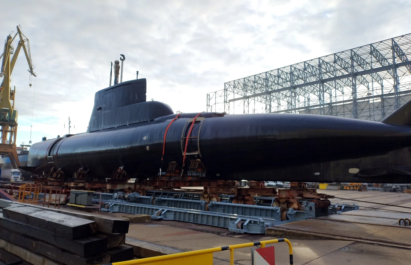ORP "Sokół" w Stoczni Wojennej / fot. Muzeum Marynarki Wojennej