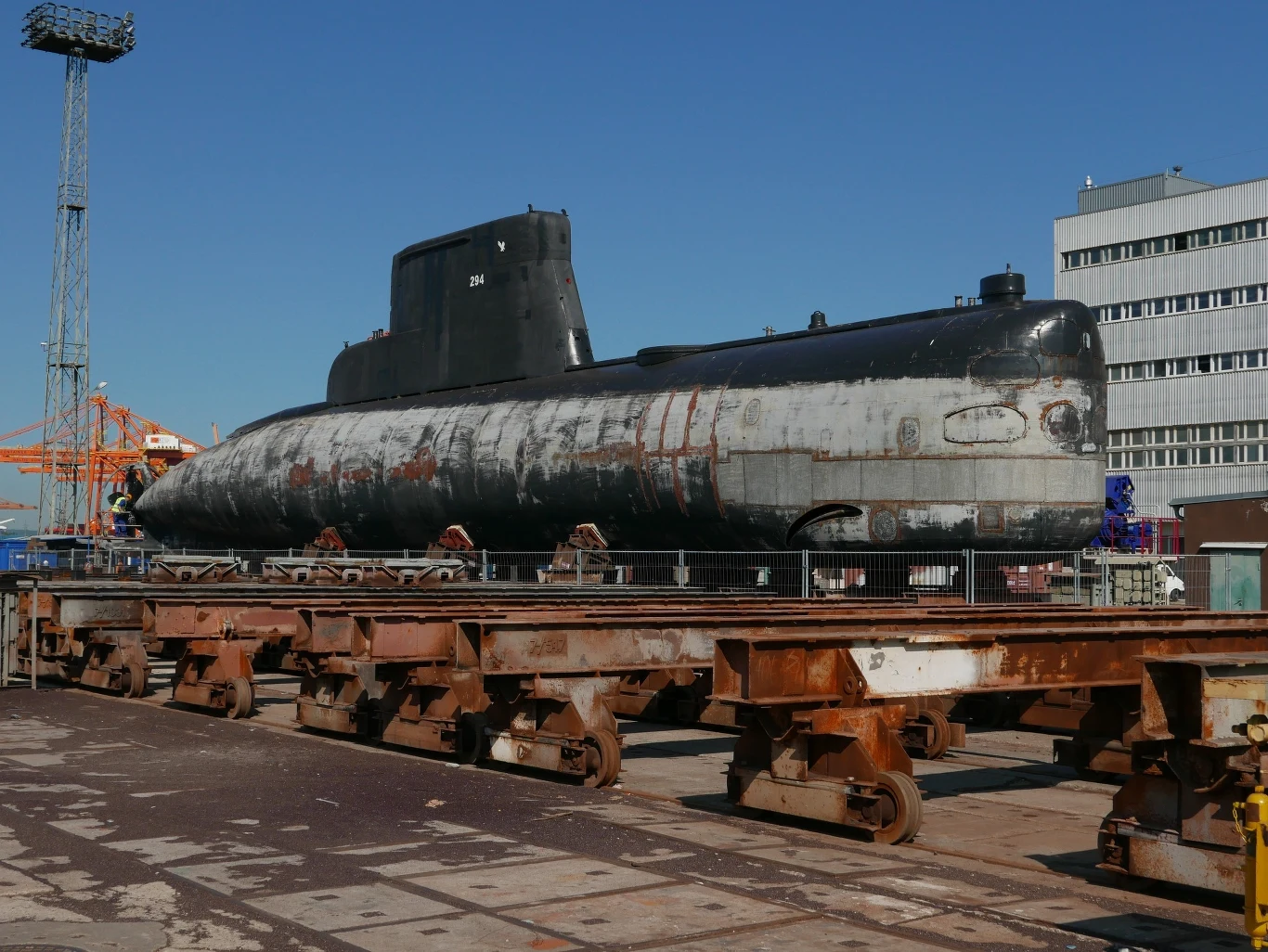 ORP Sokół przed remontem w Stoczni Wojennej / fot. Muzeum Marynarki Wojennej w Gdyni
