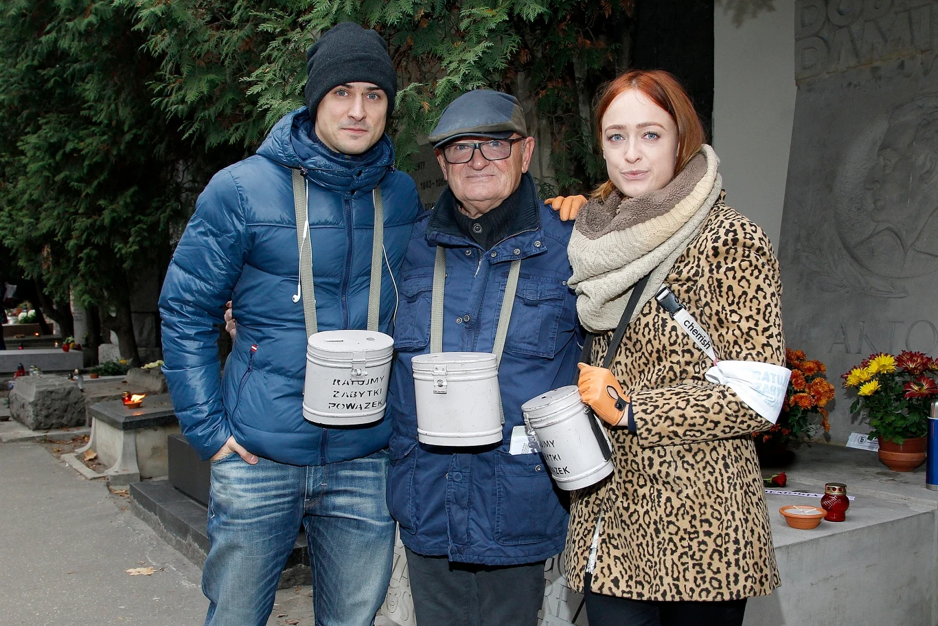 Mateusz Damięcki, Maciej Damięcki i Matylda Damięcka Mateusz Damięcki, Maciej Damięcki i Matylda Damięcka