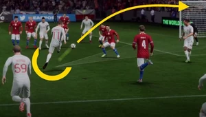 EA Sports FC 24 - fragment symulacji zamieszczonej w serwisie YouTube.com na kanale: @EmkaTeam Games
