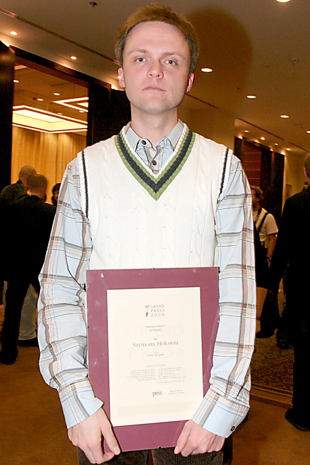 Szymon Hołownia na Grand Press 2006 Szymon Hołownia na Grand Press 2006