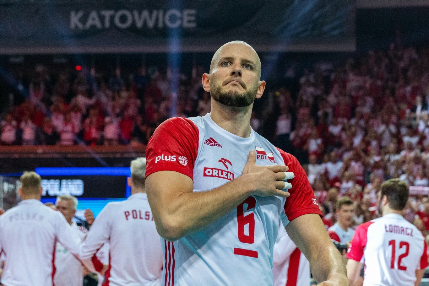 Bartosz Kurek w barwach reprezentacji Polski