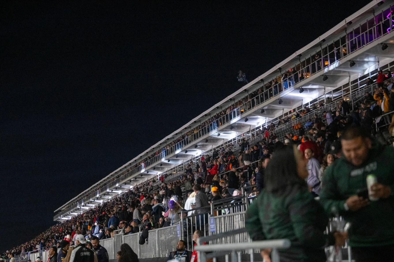 Trybuny podczas Grand Prix Las Vegas