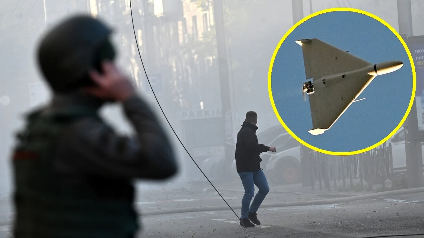 Irańskie drony sfotografowany w locie przez reportera agencji AFP / zdj. ilustracyjne Irańskie drony sfotografowany w locie przez reportera agencji AFP / zdj. ilustracyjne