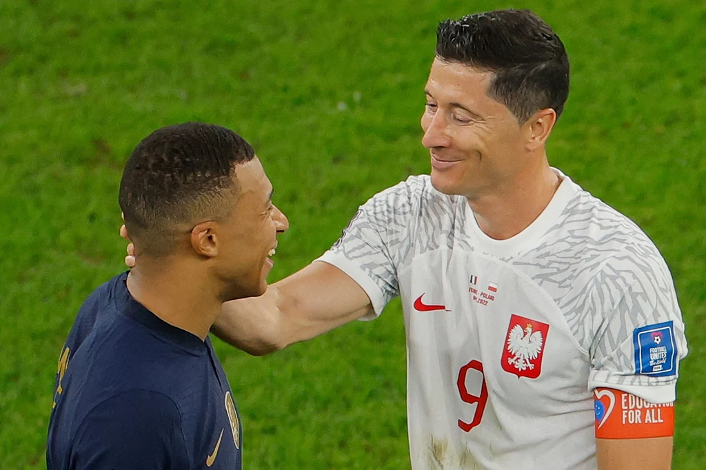 Kylian Mbappe i Robert Lewandowski Kylian Mbappe i Robert Lewandowski