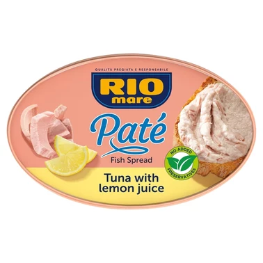  Rio Mare Pasztet z tuńczyka z sokiem z cytryny 115 g - 0