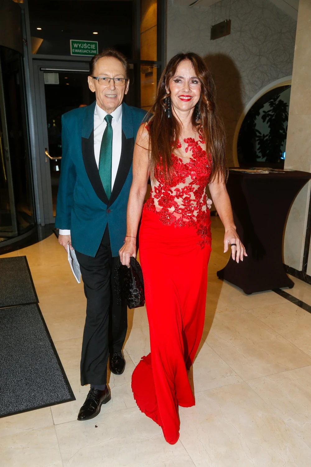 Jacek Borkowski z narzeczoną Jacek Borkowski z narzeczoną