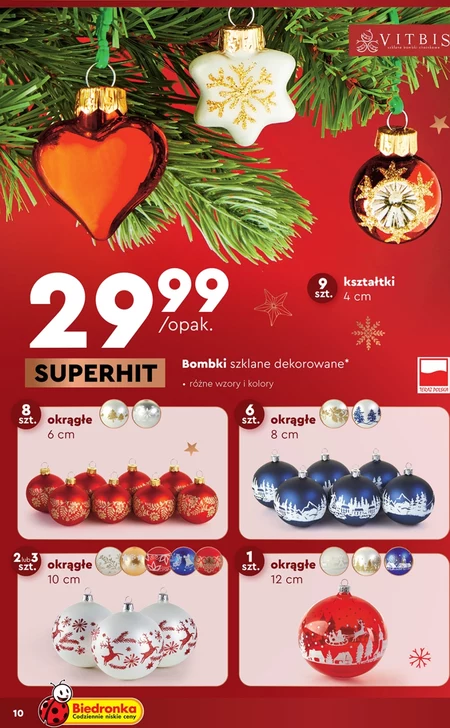 Bombki Biedronka