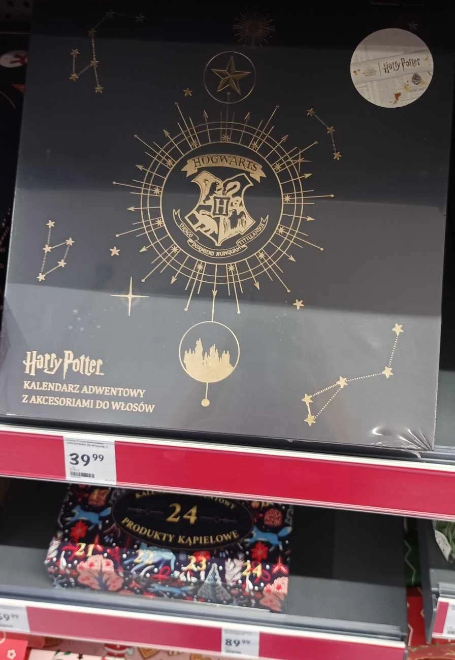 Jeszcze jeden kalendarz adwentowy dla fanów Harry'ego Pottera