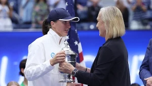 Iga Świątek i Martina Navratilova