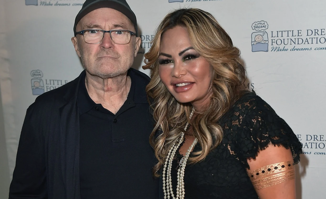 Phil Collins z byłą żoną Phil Collins z byłą żoną