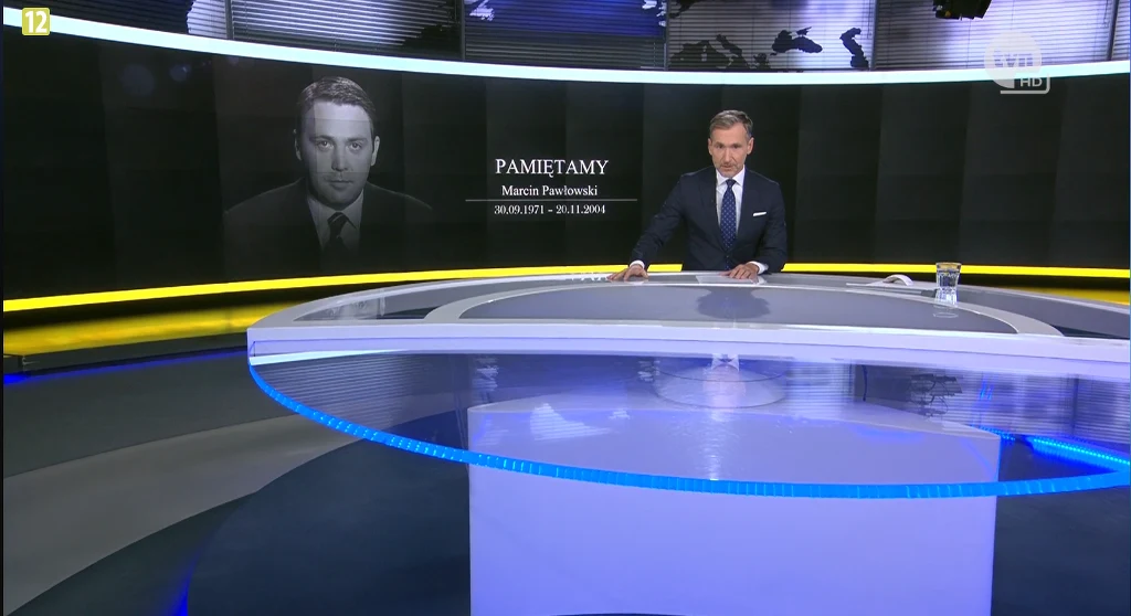 Piotr Kraśko wspomina Marcina Pawłowskiego /https://player.pl/playerplus/programy-online/fakty-odcinki,516/odcinek-9454,S43E9454,262789/