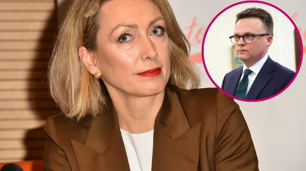 Anna Kalczyńska i Szymon Hołownia