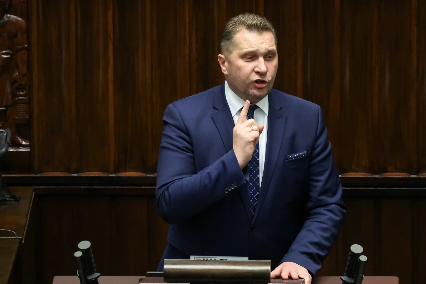 Przemysław Czarnek w Sejmie Przemysław Czarnek w Sejmie