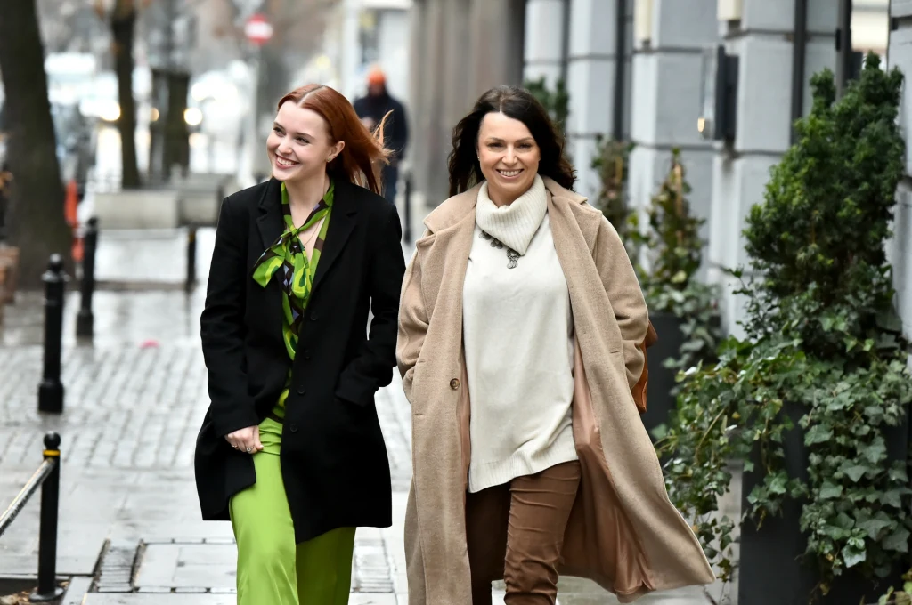 Katarzyna Pakosińska i jej córka Maja Katarzyna Pakosińska i jej córka Maja