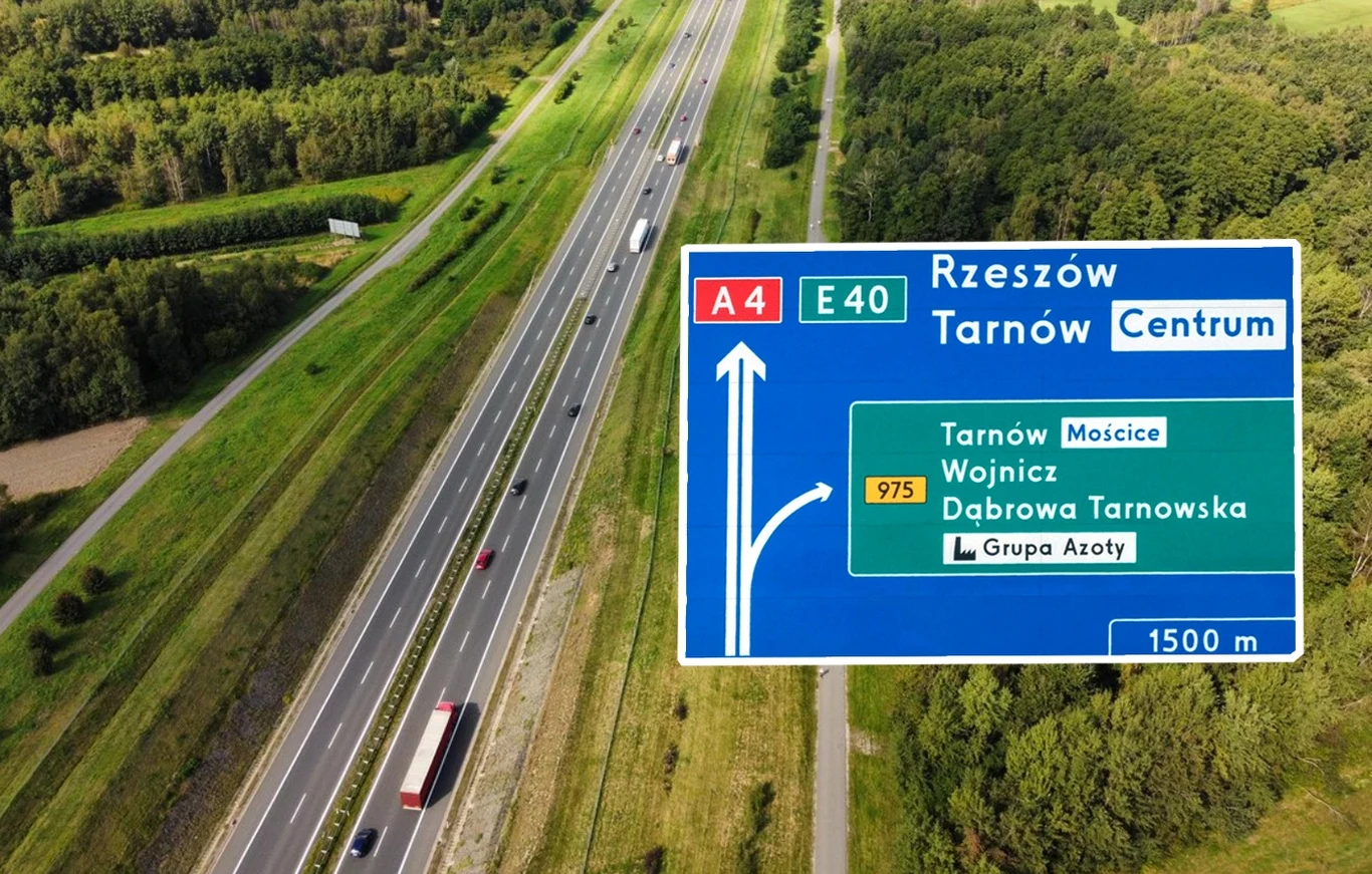 Ważny odcinek autostrady A4 będzie miał trzy pasy. Wykonano pierwszy krok Ważny odcinek autostrady A4 będzie miał trzy pasy. Wykonano pierwszy krok