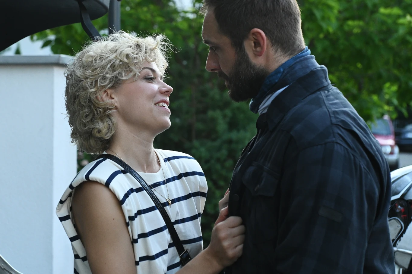 "Grzechy sąsiadów": Ewa (Marianna Zydek), Piotr (Michał Żurawski)