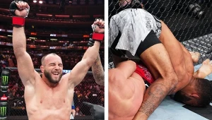 Mateusz Rębecki nie dał najmniejszych szans rywalowi ze Stanów Zjednoczonych, Rooseveltowi Robertsowi