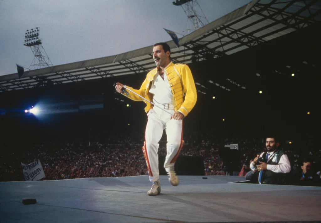 Freddie Mercury w 1986 roku