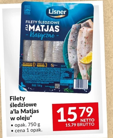 Filety śledziowe Lisner