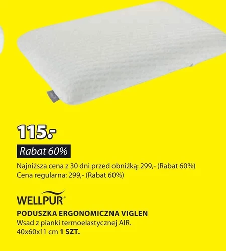 Poduszka ergonomiczna Wellpur