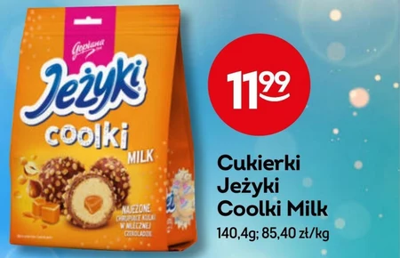 Jeżyki Coolki Milk Wafelek z kremem o smaku herbatnikowym i masą karmelową 140,4 g