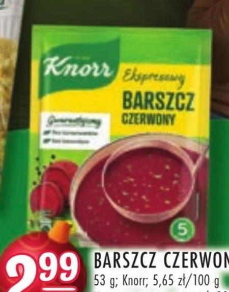 Knorr Barszcz czerwony ekspresowy 53 g