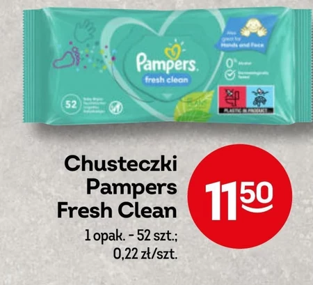 Pampers Fresh Clean Chusteczki nawilżane, 1 opakowanie = 52 szt