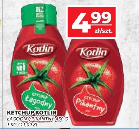 Kotlin Ketchup łagodny 450 g