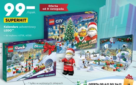 Kalendarz adwentowy LEGO