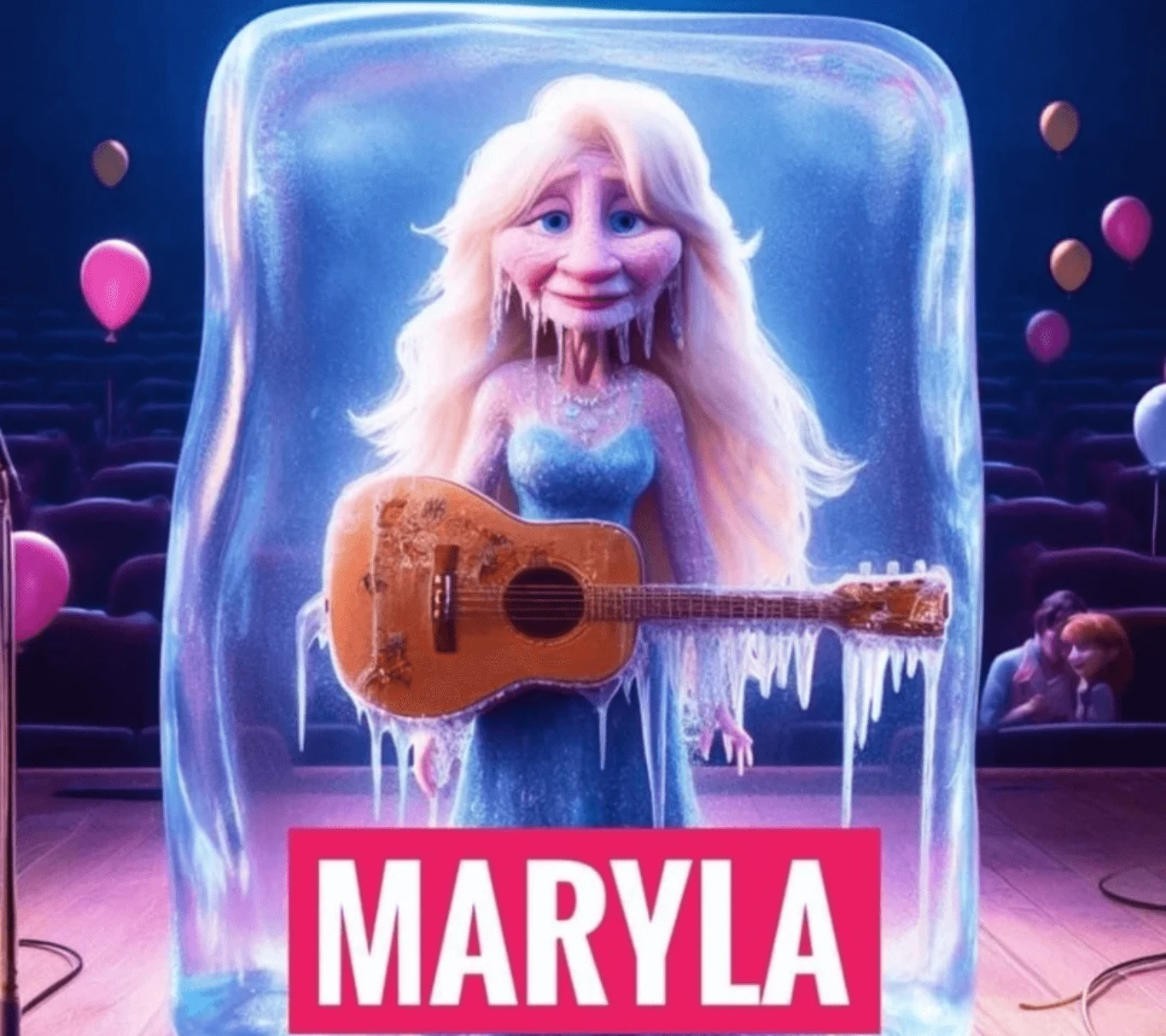 Maryla odmrażana przed Sylwestrem Maryla odmrażana przed Sylwestrem