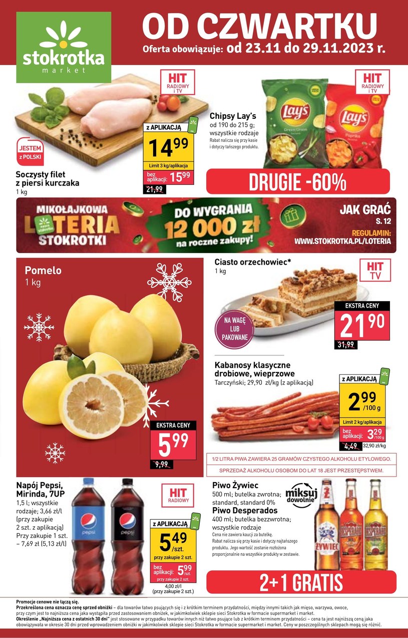 Gazetka promocyjna Stokrotka Market - wygasła 4 dni temu