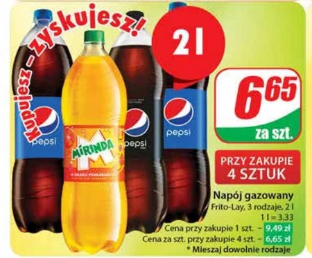 Pepsi-Cola Zero cukru Napój gazowany 2 l