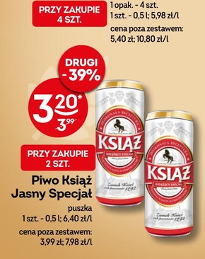 Książ Książęcy Specjał Piwo jasne pełne 500 ml niska cena